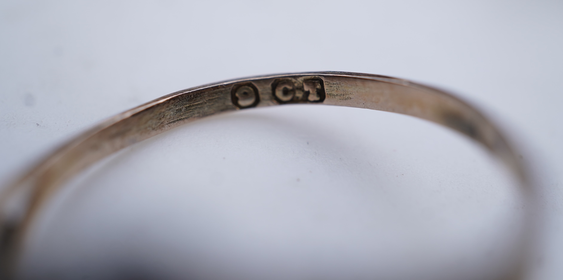 A collection of three antique rings, late 18th-19th century